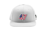 Patriotic No. 47 Flat Performance Hat - White