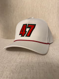 Red/Green/White No. 47 Performance Hat