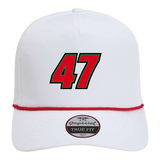 Red/Green/White No. 47 Performance Hat