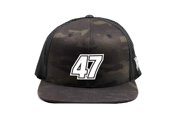 Multicam No. 47 Flat Performance Hat – Stenhouse Jr. Racing